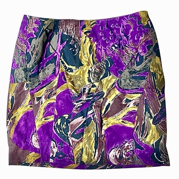Marni Purple Abstract Skirt 42 (U.S. S, 6 or 8) - Picture 4 of 4